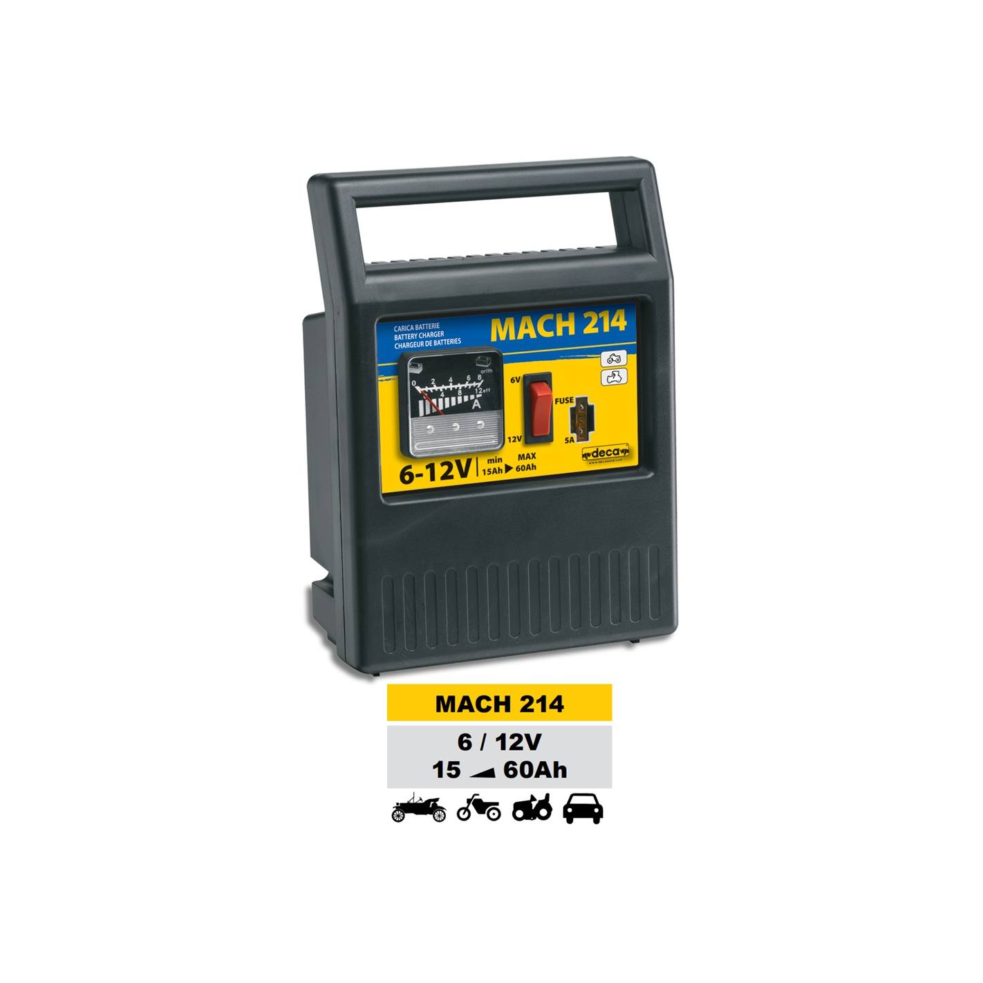 CARGADOR de BATERIAS MACH 214 (302200)