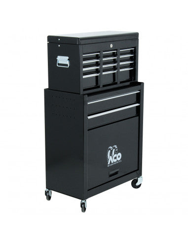 CARRO S/ HERRAMIENTAS CON BAUL 8 CAJONES