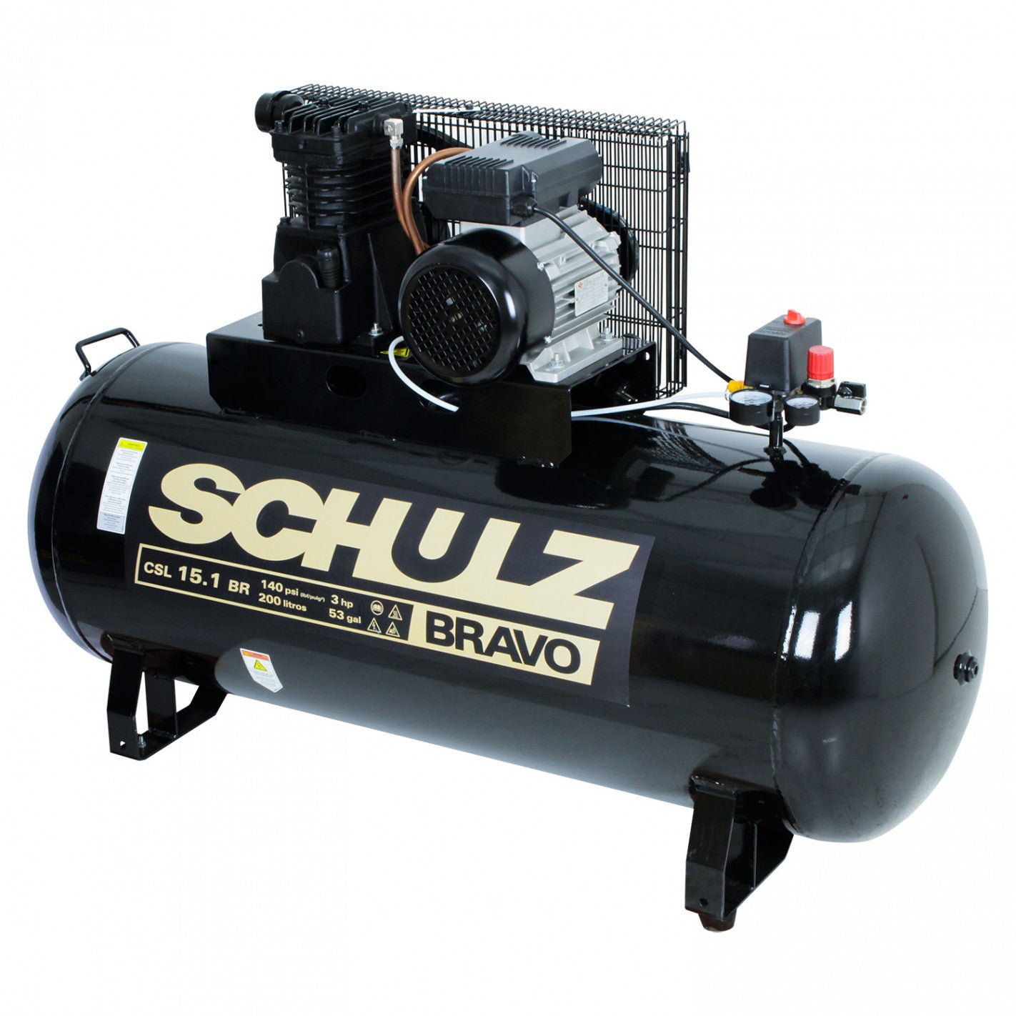 COMPRESOR 3hp 200 litros 220v CSL-15.1/200L BRAVO