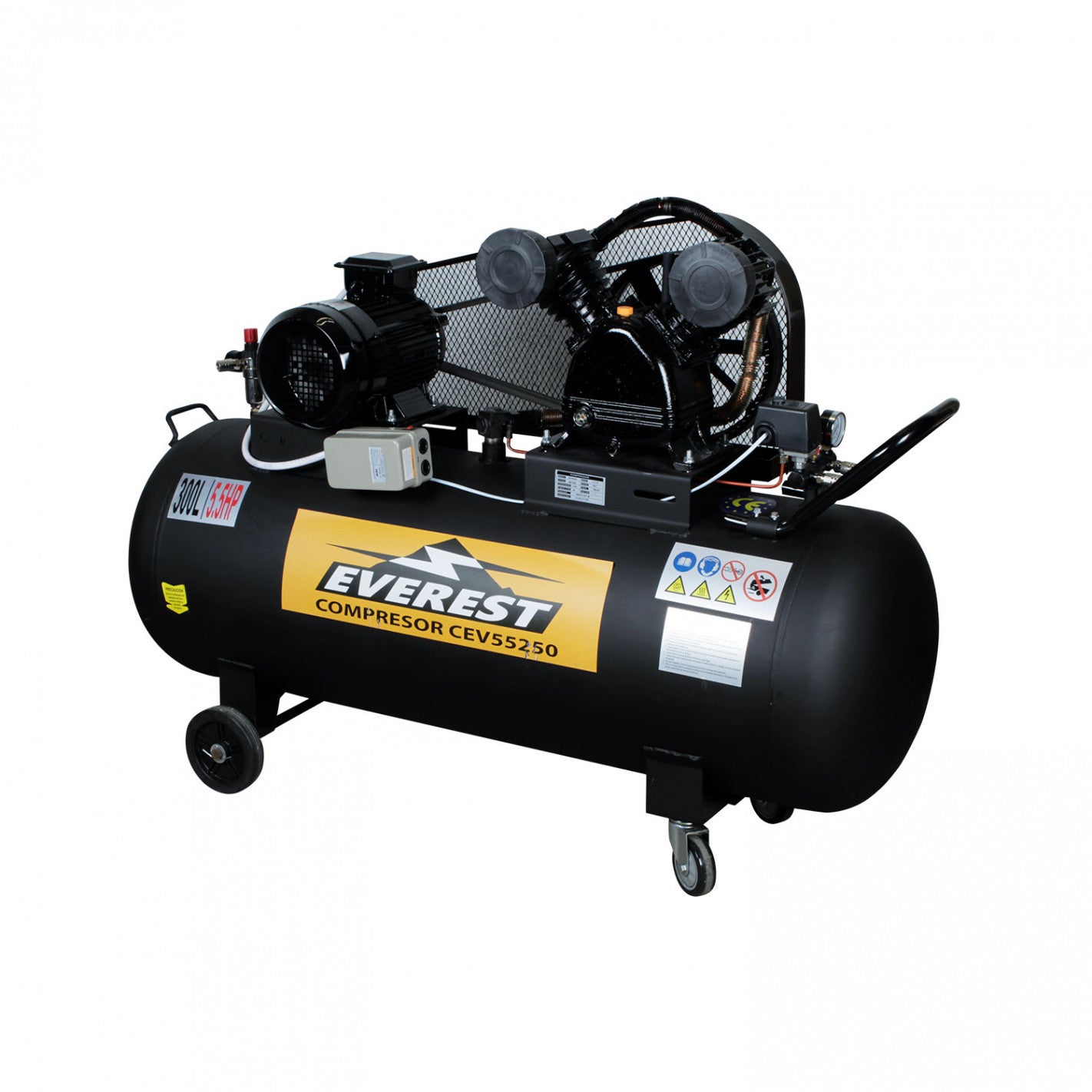COMPRESOR 5,5hp 300 litros 380v CEV55250 en "V"