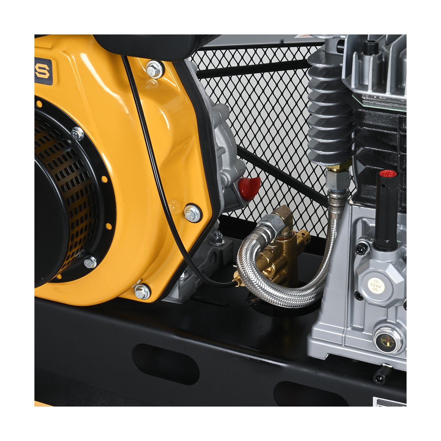 COMPRESOR AUTONOMO 5.5 Hp - 80 litros DIESEL SD17