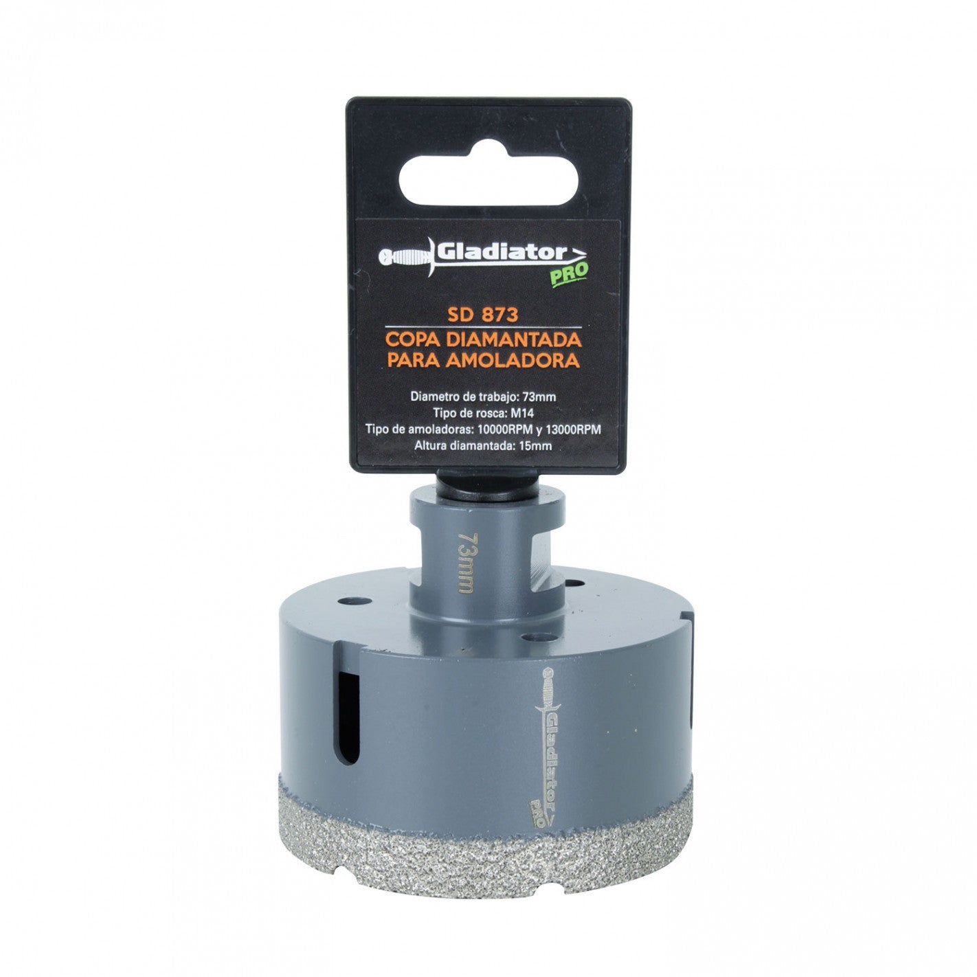 COPA DIAMANTADA 73 mm M14 SD 873