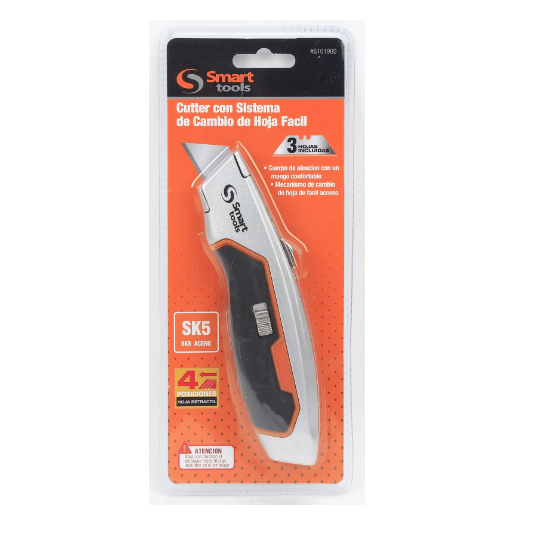 CUCHILLO RETRACTIL MANGO ALUMINIO/FIBRA