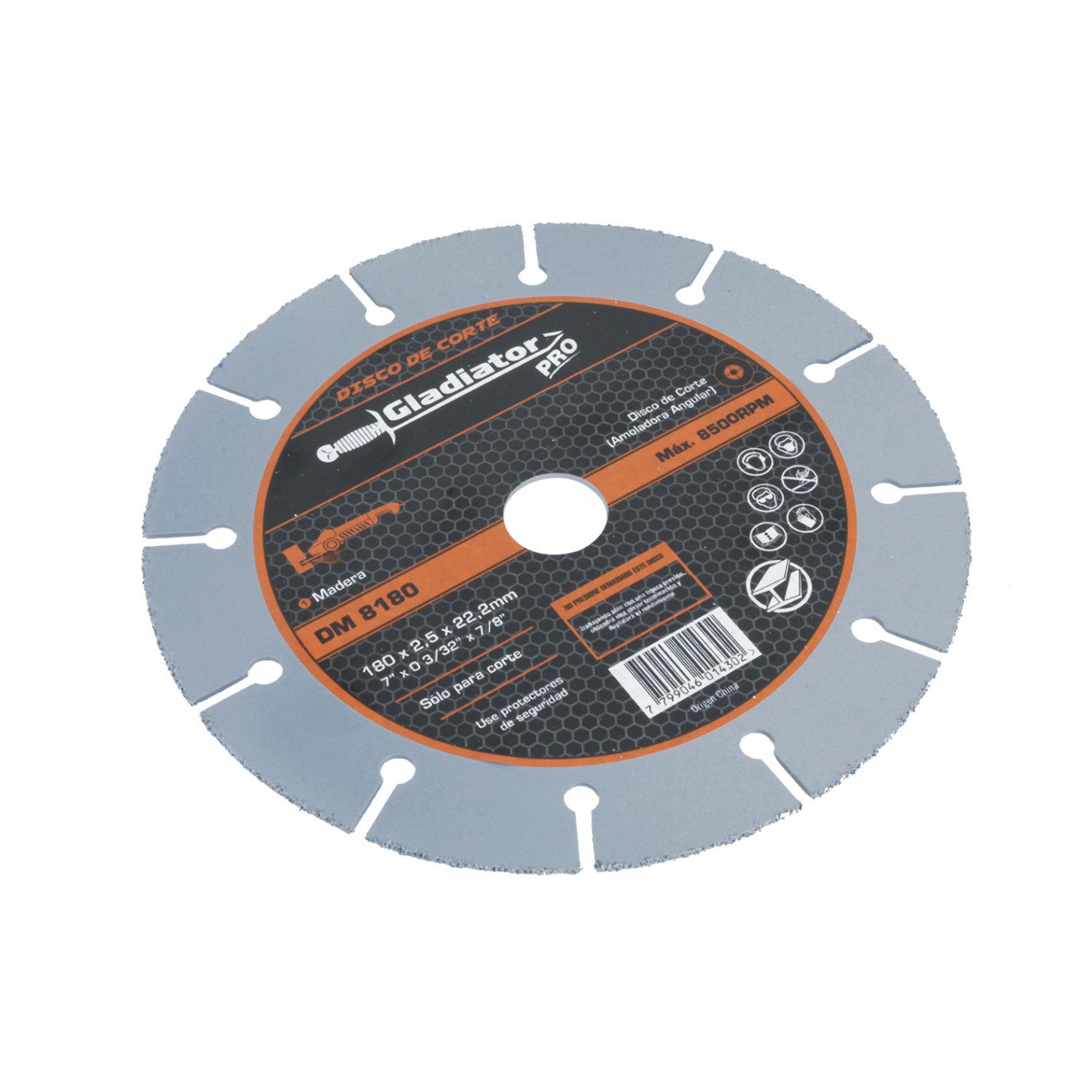 DISCO CORTE MADERA 7 DM 8180 - GLADIATOR