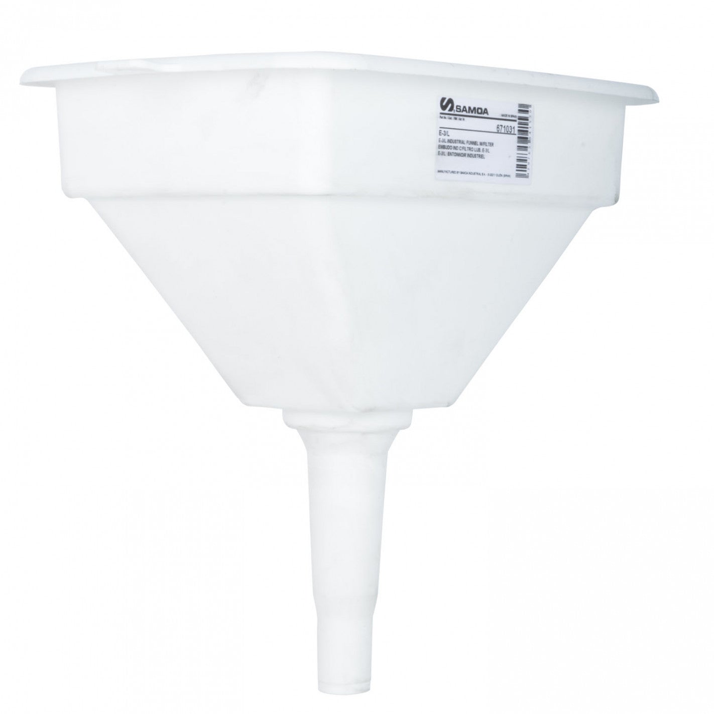 Embudo industrial aceite con filtro 5 lts (671031) SAMOA
