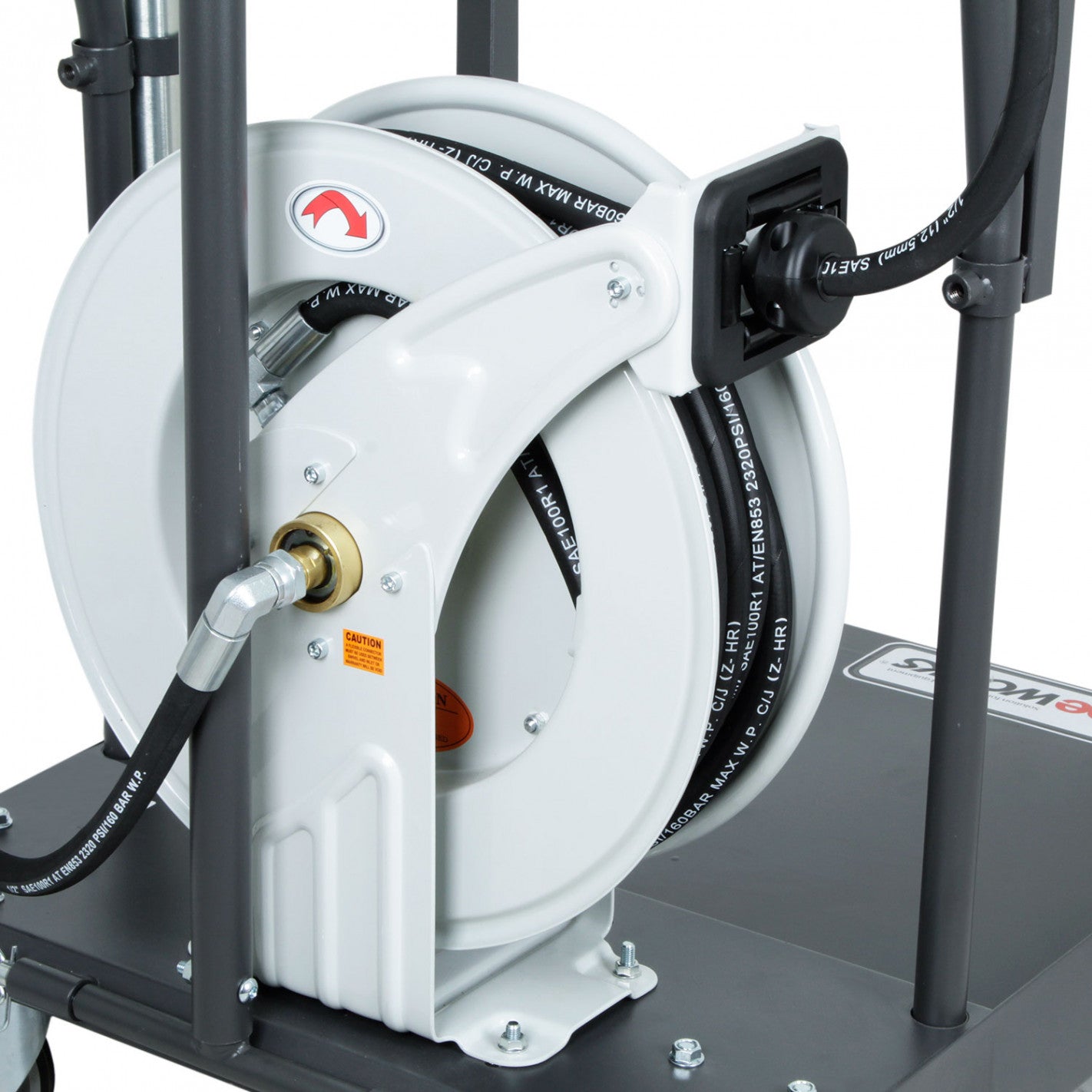 EQUIPO NEUMATICO LUBRICACION 200 L con ENROLLADOR