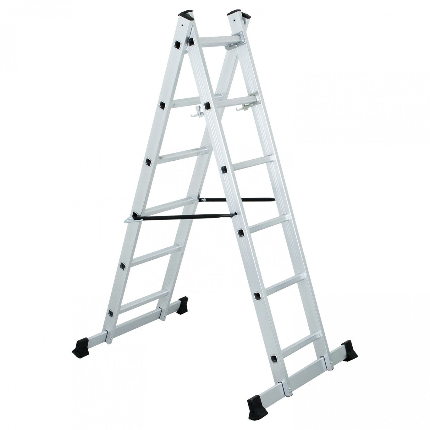 ESCALA ANDAMIO 2 SECCIONES 6 ESCALONES JK-1106