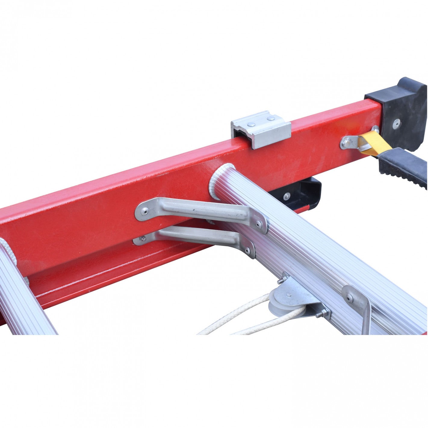 ESCALA EXTENSIBLE FIBRA DE VIDRIO CON CUERDA 8 MT - EVEREST