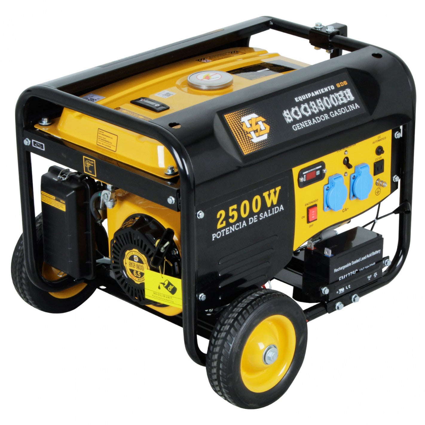 GENERADOR BENCINERO 2,8 KW 220 V SGG3500EH (SGG3500EH) - SDS POWER