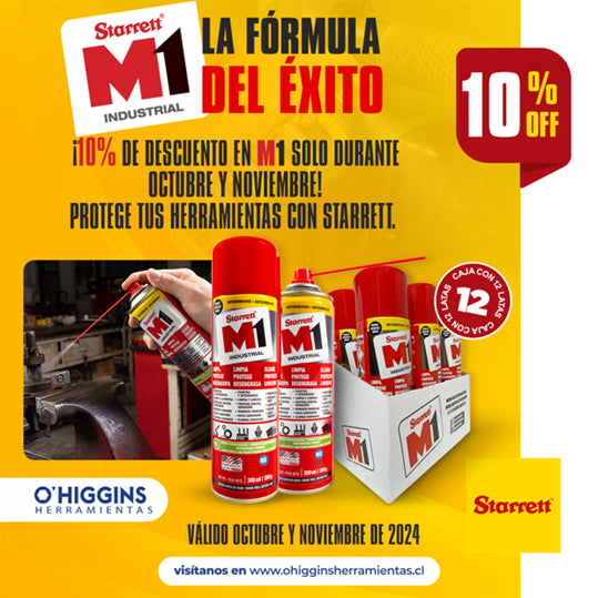 Caja 12 unid. promo anticorrosivo multi.300 ml (m1-300s) - STARRETT