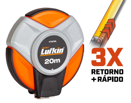 Huincha acero 20mts caja abs (LUFKIN0012) - LUFKIN