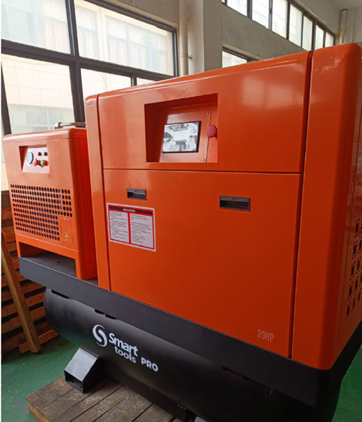 Compresor tornillo 20hp/500l 380v 12bar (*) - SMARTTOOLS