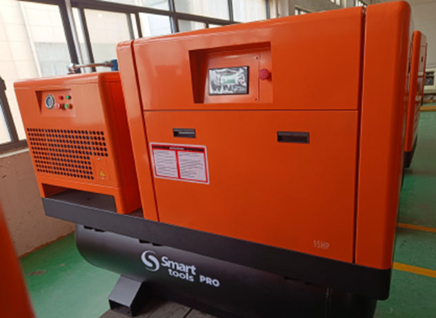 Compresor tornillo 15hp/500l 380v 12bar (*) - SMARTTOOLS