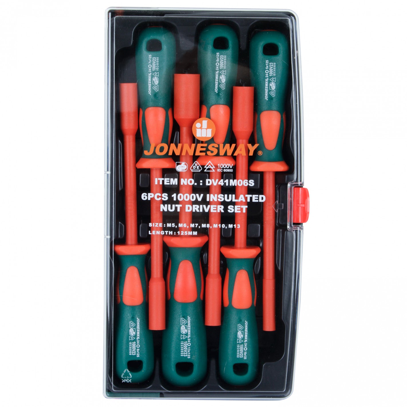 JUEGO 6 PZAS DESTORNILLADORES ELECTRICISTA 1000V VDE JONNESWAY