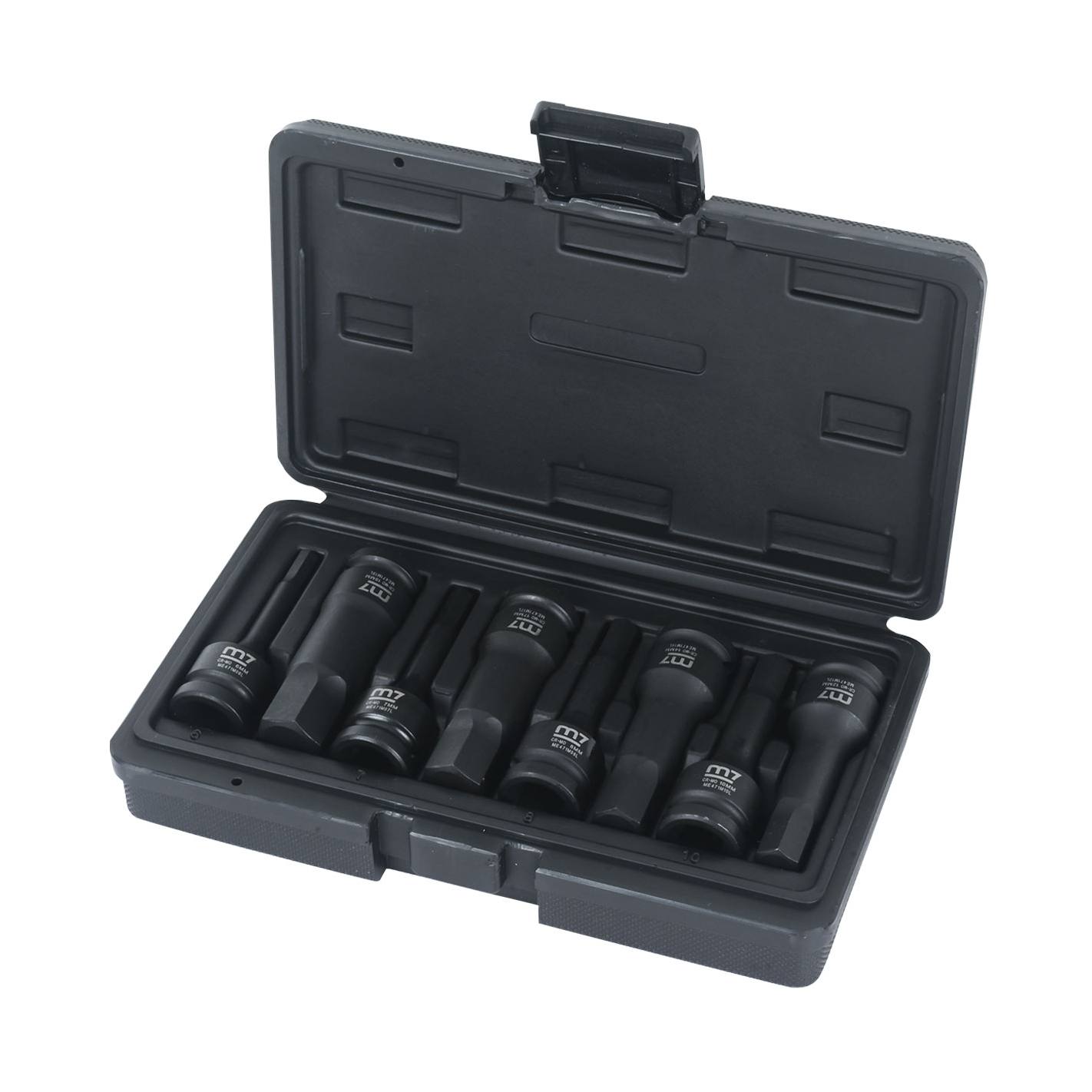 JUEGO DADOS HEXAGONALES IMPACTO 1/2 8 PIEZAS MB44 - MIGHTY SEVEN M7