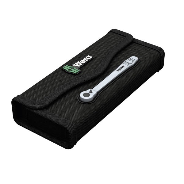 Juego de chicharra con dados 1/4" Zyklop Metal 8100 SA 28 piezas Wera