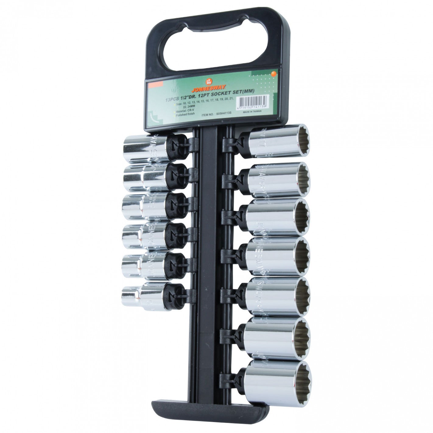 JUEGO de DADOS 1/2 13 piezas S05H4113S - JONNESWAY