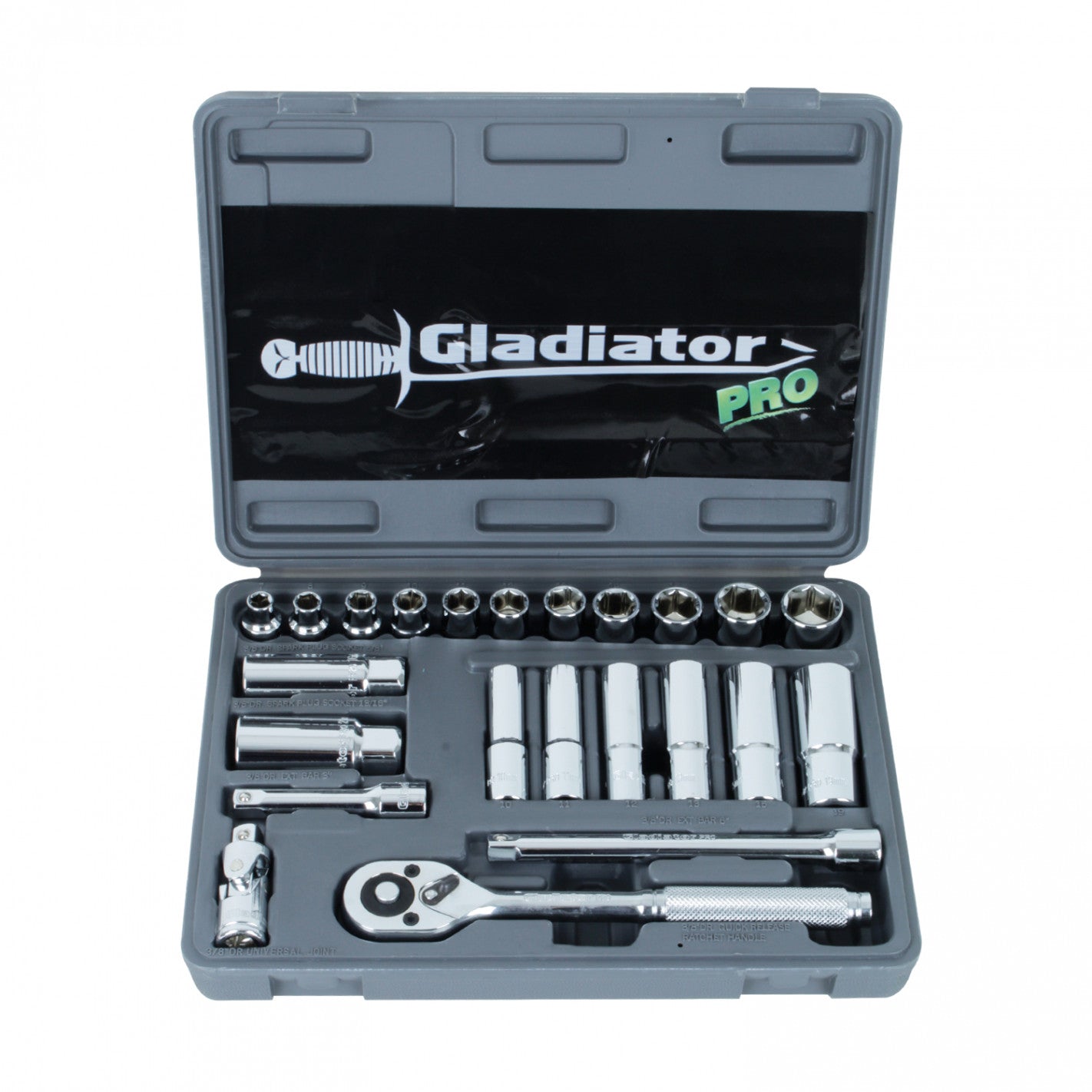 JUEGO de DADOS 3/8" 23 PCS JT 823