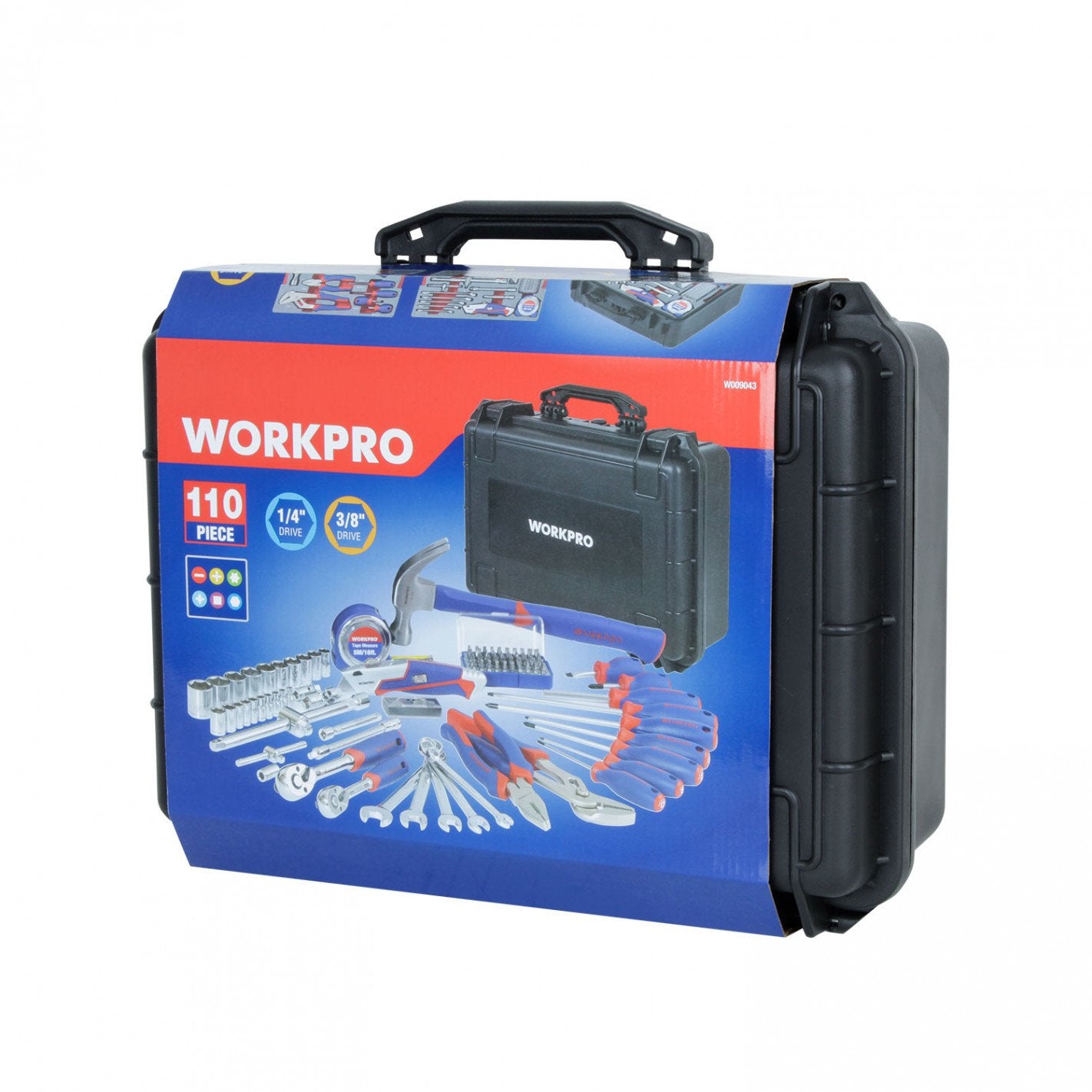 JUEGO DE HERRAMIENTAS COMBINADAS 110 PIEZAS