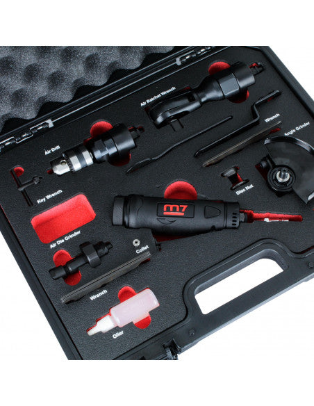 JUEGO DE HERRAMIENTAS NEUMATICAS NE-0405-KIT