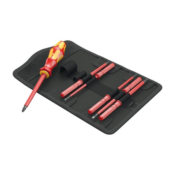 Set destornillador aislado con varillas Kraftform Kompakt VDE 7 piezas Wera