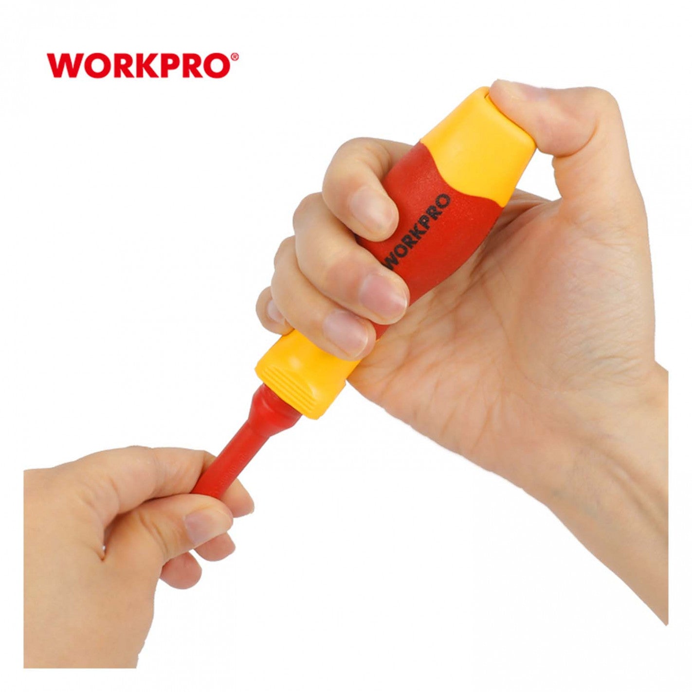 JUEGO DESTORNILLADORES AISLADOS 12 PIEZAS WP341018 1000V VDE - WORKPRO