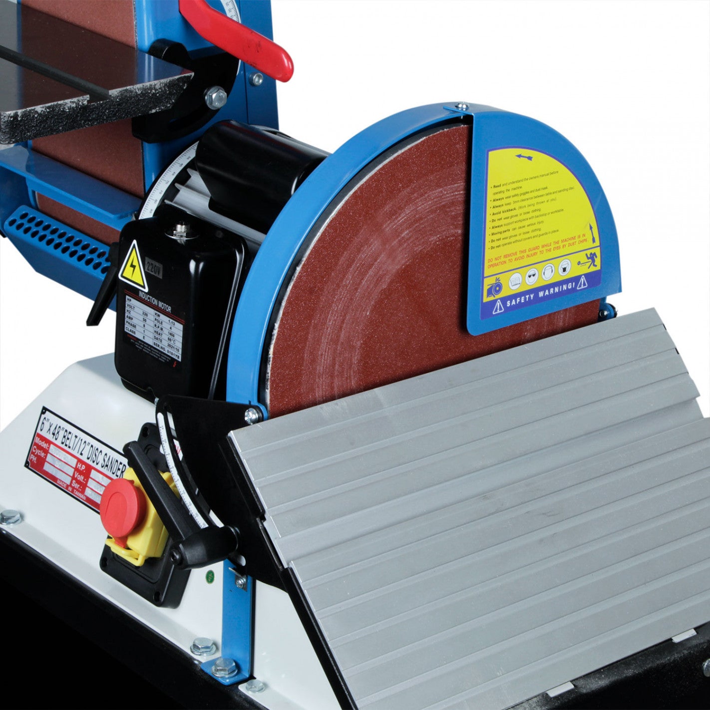 LIJADORA DE BANDA Y DISCO 1.5hp 6"x 48" 8600101