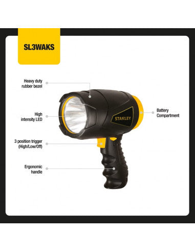 LINTERNA LED 400 LUMENES INCLUYE PILAS AA STANLEY - STANLEY FATMAX