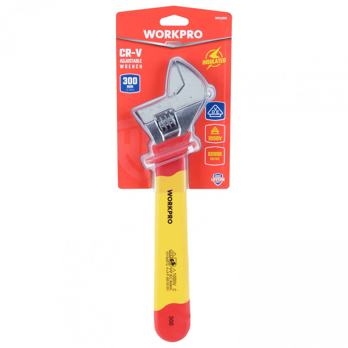 LLAVE FRANCESA AISLADA 12 WP343059 - WORKPRO