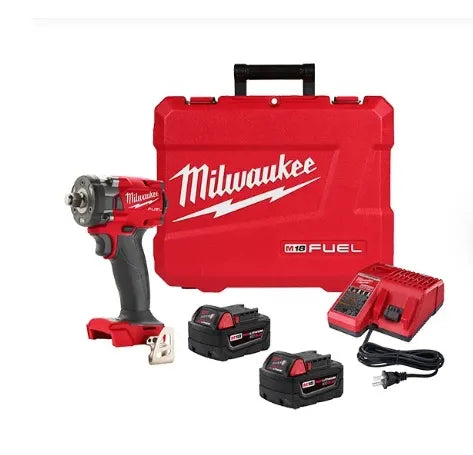 Llave impacto bateria m18 fuel 1/2 con pin (MILWAUKEE0145) - MILWAUKEE