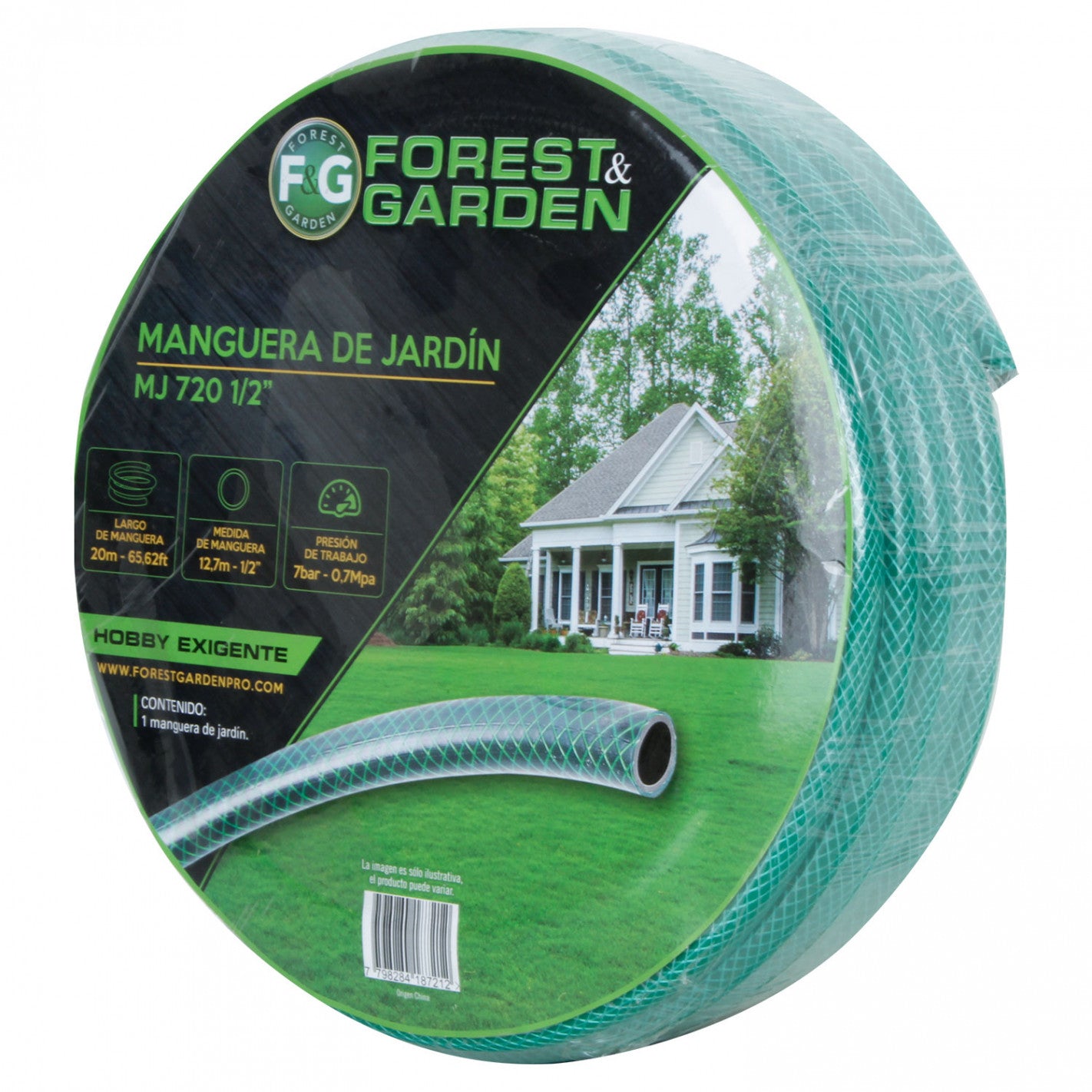 MANGUERA JARDIN REFORZADA 1/2x 20 mt - EVEREST