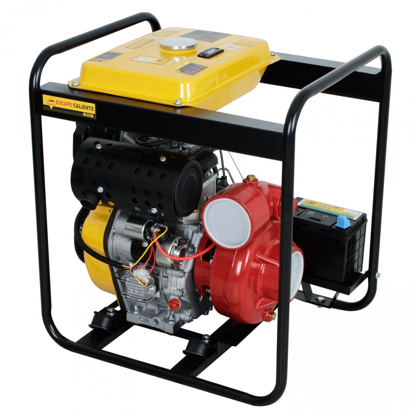 MOTOBOMBA DIESEL 4" ALTA PRESION SDP40ICLE-40