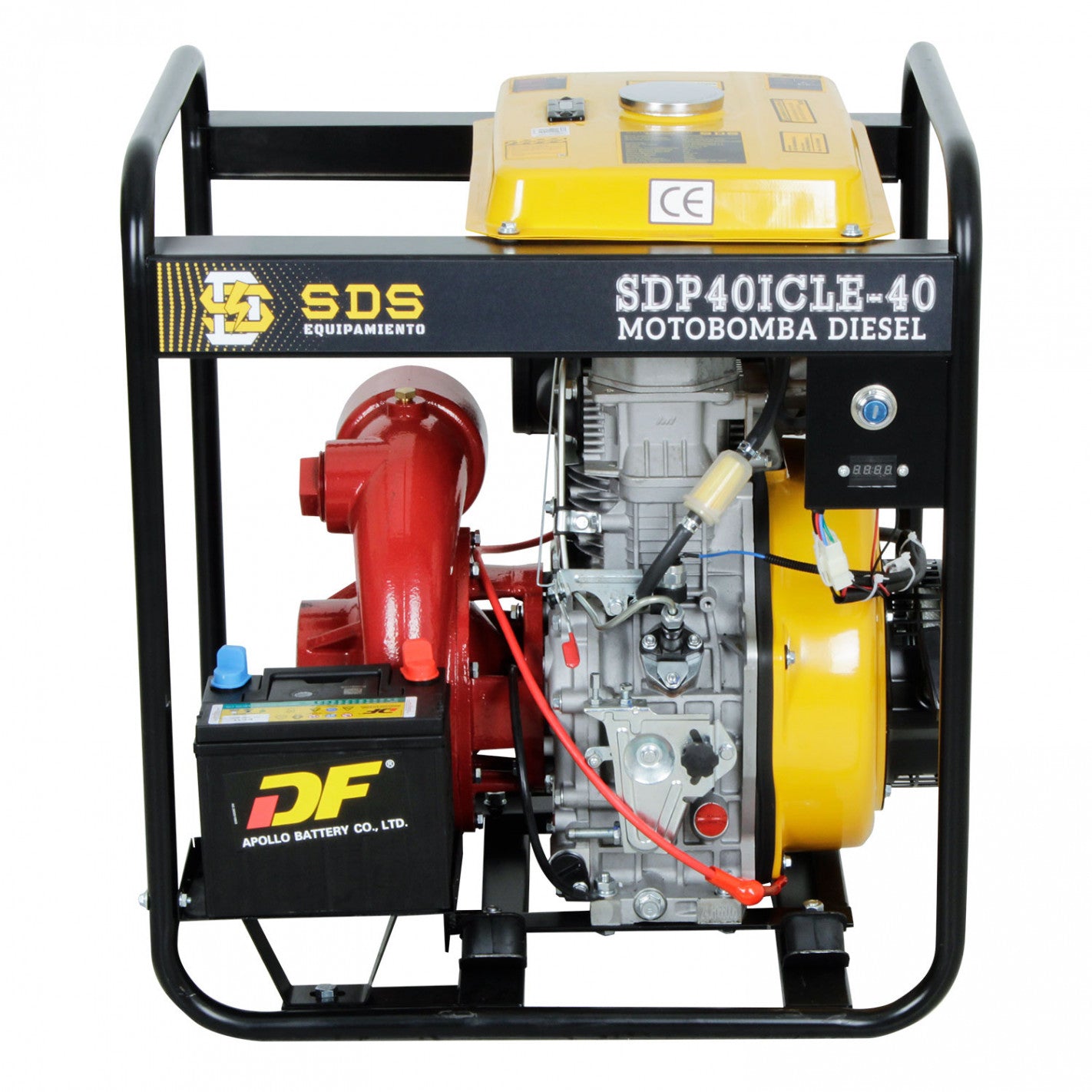 MOTOBOMBA DIESEL 4" ALTA PRESION SDP40ICLE-40