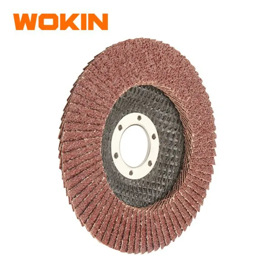 Disco Flap Metal/Madera Grano 120 115x22.2mm Wokin