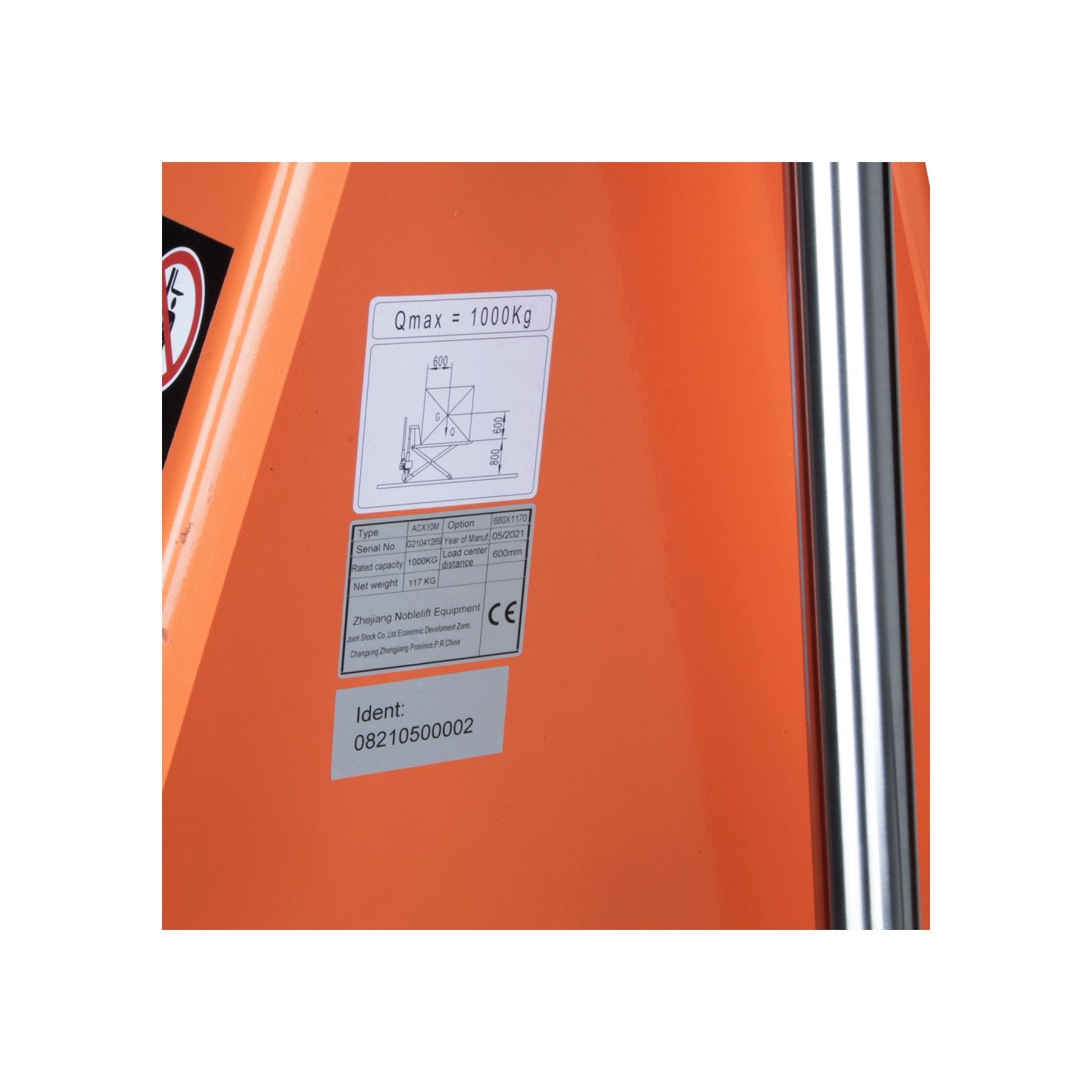 TRANSPALETA TIJERA 1000 KG ANCHA ACX10ME680