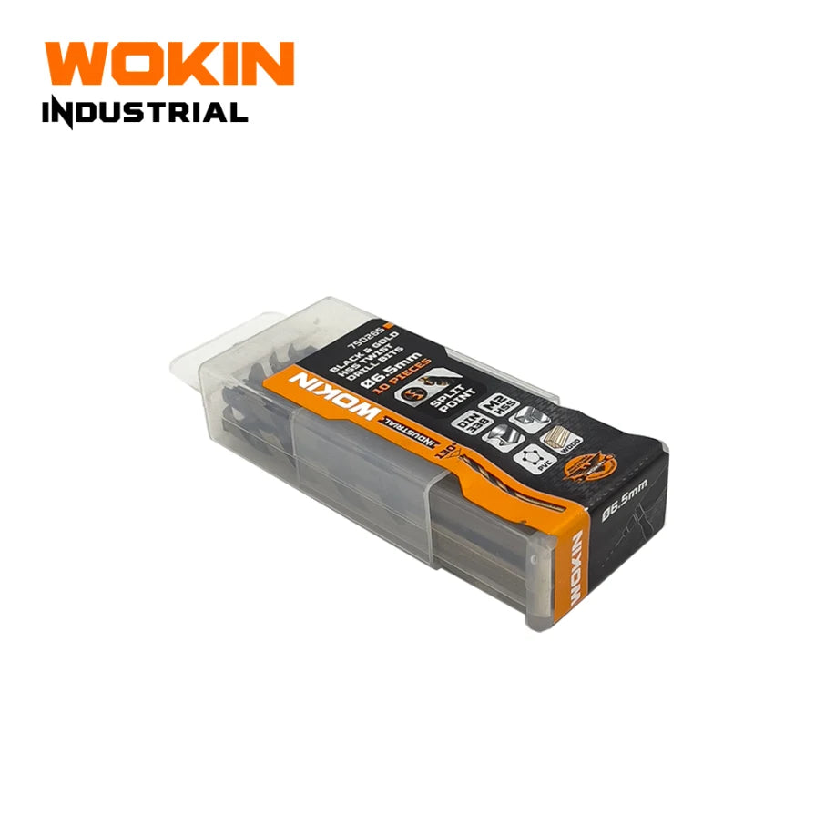 Broca M2 HSS 3.8mm 10 Piezas Wokin