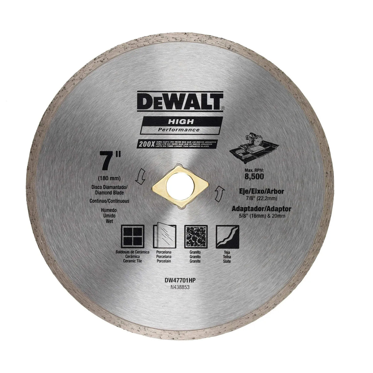 D. DIAM. CONTINUO DW 180X0.08X22 HP