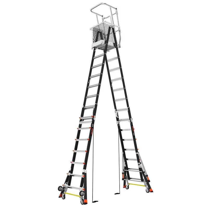 Escalera cage; máxima seguridad y resistencia para trabajos industriales.