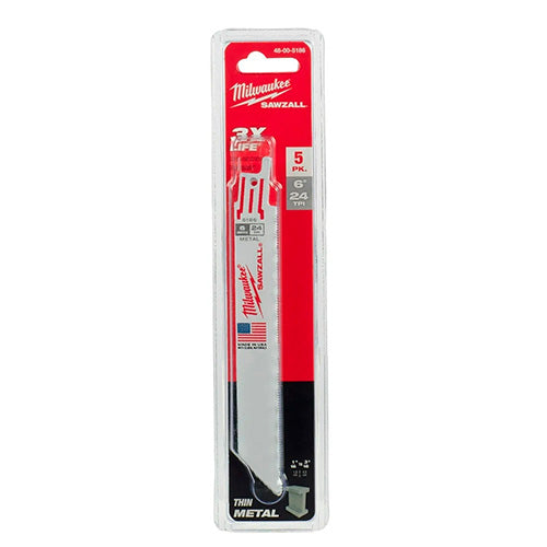 HOJA DE SIERRA SABLE 5UNDS 6  MILWAUKEE 48-00-5186