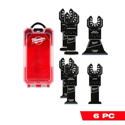 KIT HOJAS MULTIHERRAMIENTA 6 PCS MILWAUKEE 49-10-9112