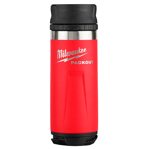 BOTELLA TERMICA ROJA PACKOUT 18 OZ MILWAUKEE 48-22-8395R