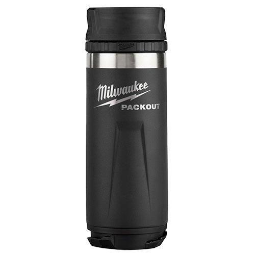 BOTELLA TERMICA NEGRA PACKOUT 18 OZ MILWAUKEE 48-22-8395B