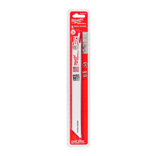HOJA DE SIERRA SABLE 5 UNDS 23CM MULTIPROPOSITO MILWAUKEE