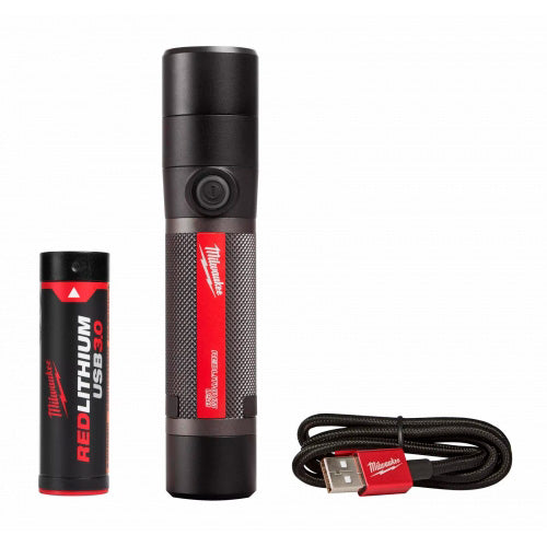 LINTERNA COMPACTA 800L RECARGABLE USB MILWAUKEE 2160-21