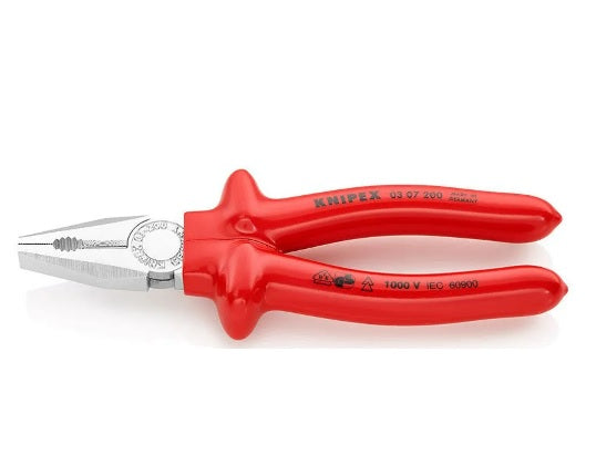 Alicate universal aislado 8" 1000V Knipex