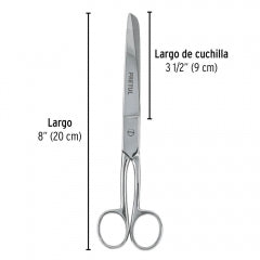 TIJERA PRETUL (TRUPER) COSTURA/OFICINA 8