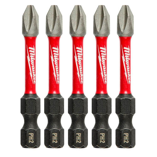 DISPLAY DE 5 PUNTAS PHILLIPS DE IMPACTO PH2 X 50MM MILWAUKEE