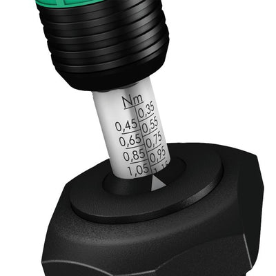 Destornillador Kraftform portapuntas 1/4" 1-3Nm Wera