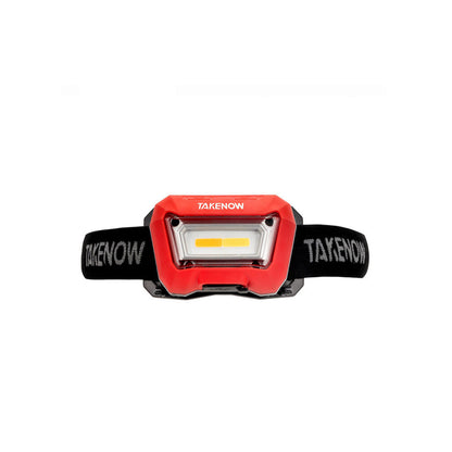 Linterna frontal led 3 colores 160 lumens TAKENOW