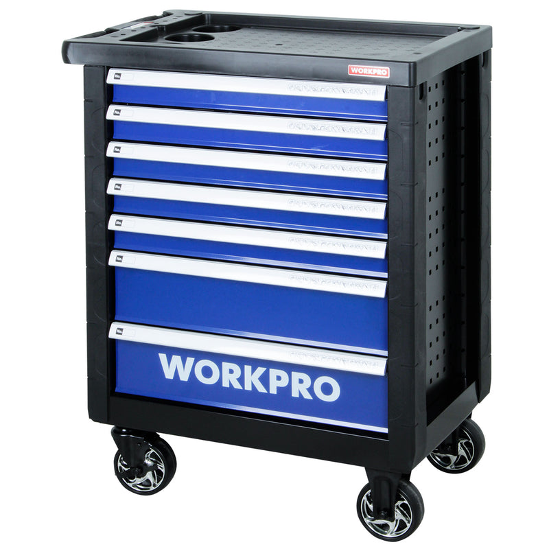 Carro de herramientas 6 cajones con 199 piezas Workpro